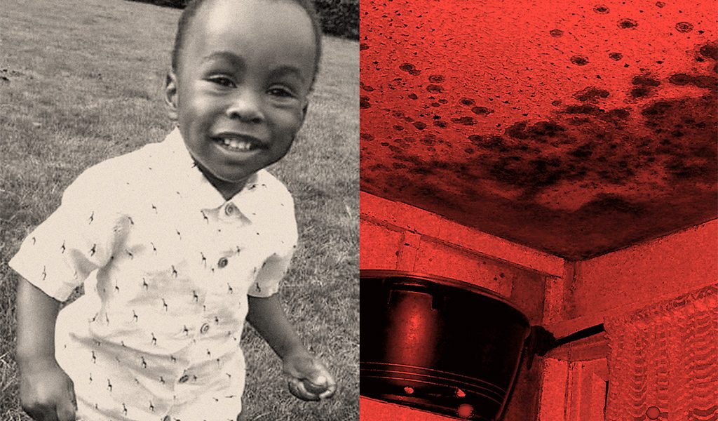 two-year-old Awaab died from a respiratory condition caused by exposure to mould